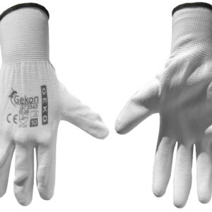 Työhanskat valk./PU 10koko