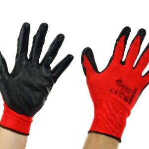Työhanskat nitriili/puuvilla 9koko