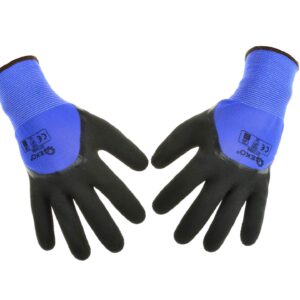 Työhanskat lateksi/sininen 10koko